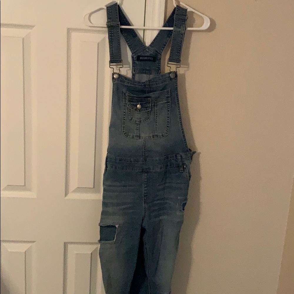 Blue Denim Overalls